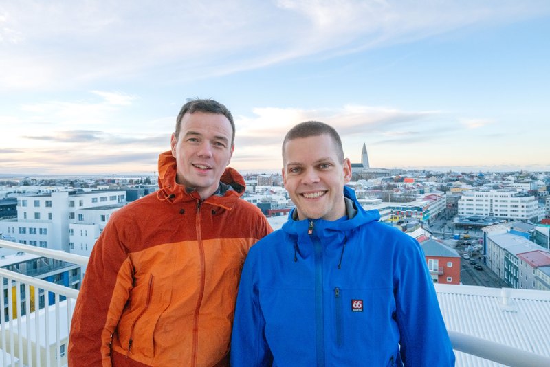 Völundur Jónsson og Logi Guðmann